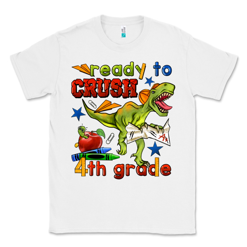 Ready To Crush 4th Grade Classic Tee by BundleAndBundleShop | Teevron