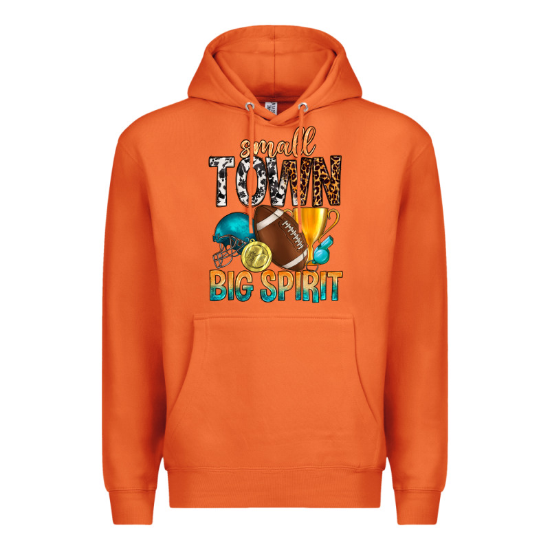 Small Town Big Spirit Premium Hoodie by BundleAndBundleShop | Teevron