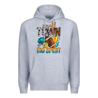 Heather Grey Small Town Big Spirit Premium Hoodie - BundleAndBundleShop