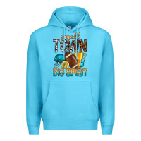 Ocean Blue Small Town Big Spirit Premium Hoodie - BundleAndBundleShop