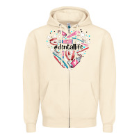 Sandshell dental life element heart Zipper Hoodie - AdoDesignShop