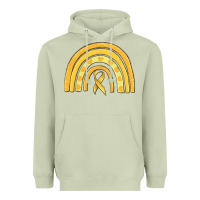 Matcha childhood cancer awareness rainbow Heavyweight Hoodie - MaliasSmallBusiness