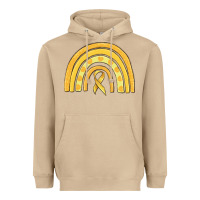 Mushroom childhood cancer awareness rainbow Heavyweight Hoodie - MaliasSmallBusiness