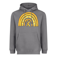 Storm childhood cancer awareness rainbow Heavyweight Hoodie - MaliasSmallBusiness