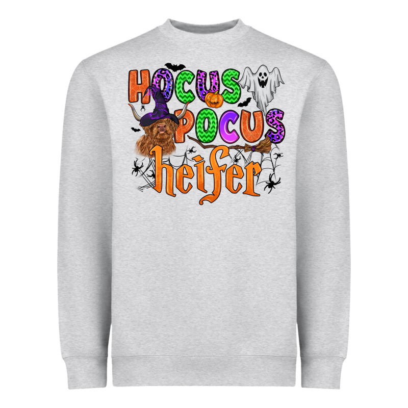 Hocus Pocus Heifer Heavyweight Sweatshirt by Zillion Design Studio | Teevron