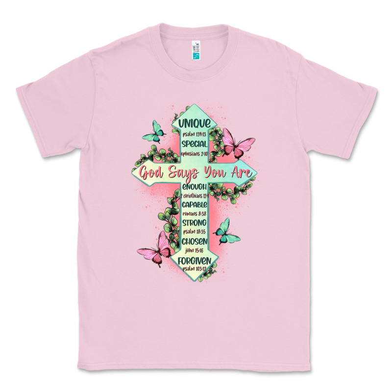 God Says You Are Cross Classic Tee by JahusDesignShop | Teevron