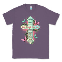 Lavender god says you are cross Classic Tee - JahusDesignShop