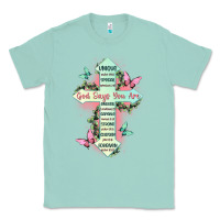 Seafoam god says you are cross Classic Tee - JahusDesignShop