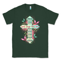 Sports Green god says you are cross Classic Tee - JahusDesignShop
