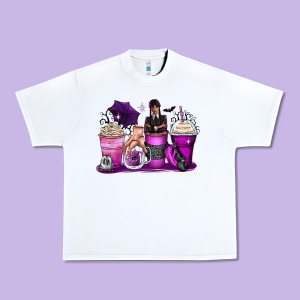 Wednesday Coffee Cups Urban Heavy Tee Designed By Zillion Design Studio