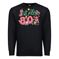 Black totally 80s retro vintage Premium Sweatshirt - MaliasSmallBusiness