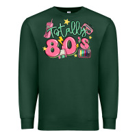 Sports Green totally 80s retro vintage Premium Sweatshirt - MaliasSmallBusiness