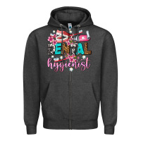 Charcoal Heather dental hygienist Zipper Hoodie - AdoDesignShop