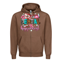 Chestnut dental hygienist Zipper Hoodie - AdoDesignShop
