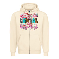 Sandshell dental hygienist Zipper Hoodie - AdoDesignShop