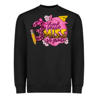 Black little miss 3 rd grade Heavyweight Sweatshirt - texasbilliewilder