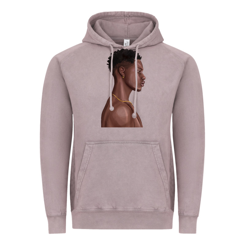 Afro Black Man Vintage Hoodie by texasbilliewilder | Teevron
