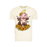 Vintage Arctic cow with pig and chick Vintage Tee - RanaPortraitStore