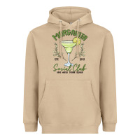 Mushroom margarita social club Heavyweight Hoodie - MaliasSmallBusiness