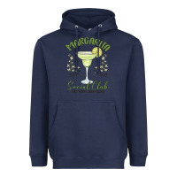 Navy margarita social club Heavyweight Hoodie - MaliasSmallBusiness