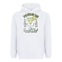 White margarita social club Heavyweight Hoodie - MaliasSmallBusiness
