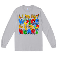 Moon Dust i am his voice he is my heart Long Sleeve Tee - JahusDesignShop