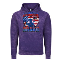 Cloud Purple honor the brave Vintage Hoodie - Zillion Design Studio