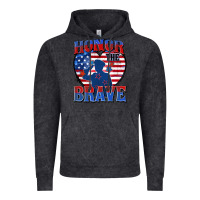 Vintage Black honor the brave Vintage Hoodie - Zillion Design Studio