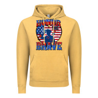 Vintage Mustard honor the brave Vintage Hoodie - Zillion Design Studio