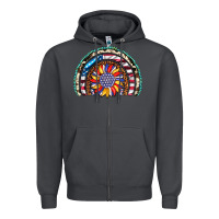 Smoke sunflower american flag leopard gemstone cowhide rainbow Zipper Hoodie - Artiststas