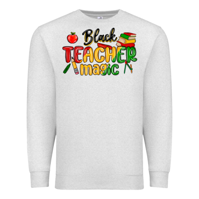 Black Teacher Magic Juneteenth Premium Sweatshirt by MaliasSmallBusiness | Teevron