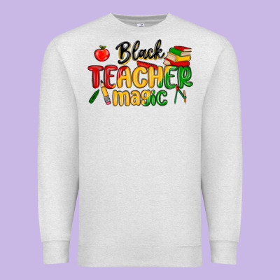 Black Teacher Magic Juneteenth Premium Sweatshirt Designed By Maliassmallbusiness