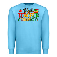 Ocean Blue black teacher magic juneteenth Premium Sweatshirt - MaliasSmallBusiness