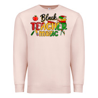 Pale Pink black teacher magic juneteenth Premium Sweatshirt - MaliasSmallBusiness