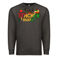 Smoke black teacher magic juneteenth Premium Sweatshirt - MaliasSmallBusiness