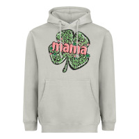 Moon Dust leopard shamrock mama Heavyweight Hoodie - MaliasSmallBusiness