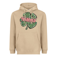 Mushroom leopard shamrock mama Heavyweight Hoodie - MaliasSmallBusiness