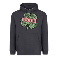 Smoke leopard shamrock mama Heavyweight Hoodie - MaliasSmallBusiness