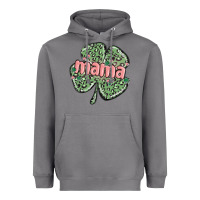 Storm leopard shamrock mama Heavyweight Hoodie - MaliasSmallBusiness