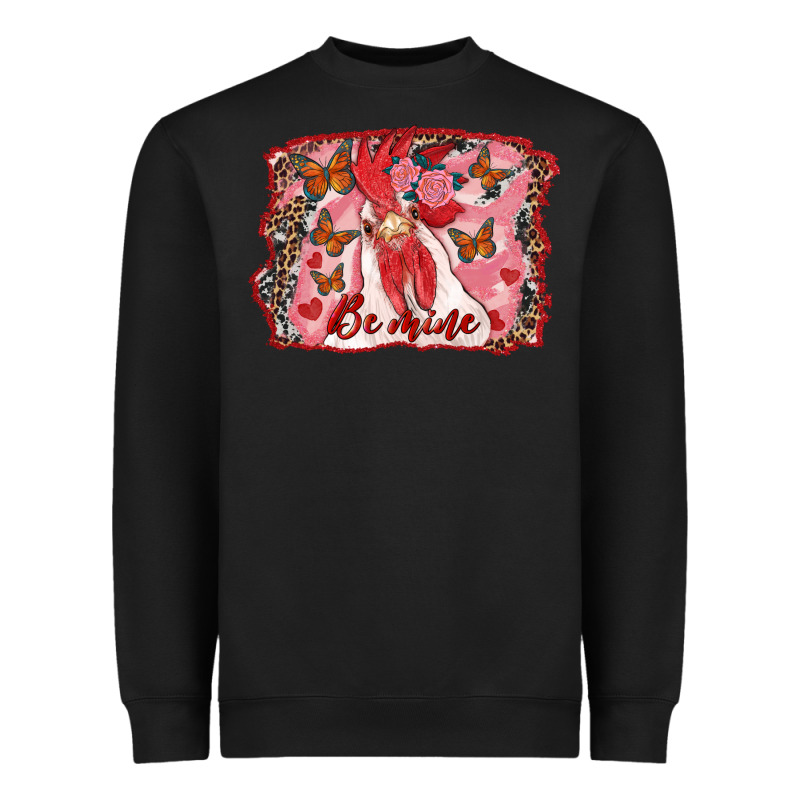 Be Mine Rooster Heavyweight Sweatshirt by RanaPortraitStore | Teevron