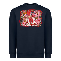 Navy be mine rooster Heavyweight Sweatshirt - RanaPortraitStore