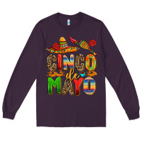 Plum cinco de mayo Long Sleeve Tee - AdoDesignShop