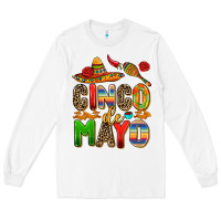 White cinco de mayo Long Sleeve Tee - AdoDesignShop