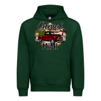Forest Green Blessed Mimi Christmas Truck Urban Hoodie - Bettercallsaul