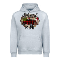 Heather Grey Blessed Mimi Christmas Truck Urban Hoodie - Bettercallsaul