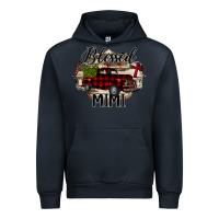 Navy Blessed Mimi Christmas Truck Urban Hoodie - Bettercallsaul