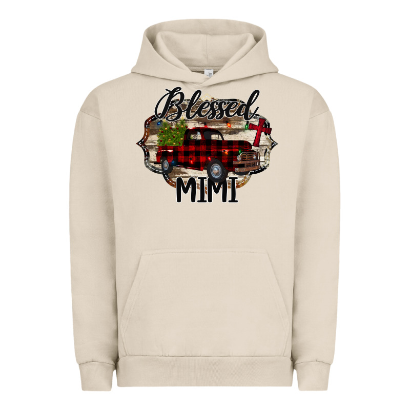 Blessed Mimi Christmas Truck Urban Hoodie by Bettercallsaul | Teevron
