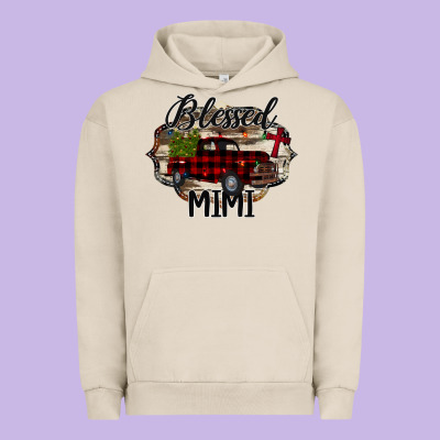 Blessed Mimi Christmas Truck Urban Hoodie Designed By Bettercallsaul