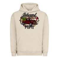 Pigment French Oak Blessed Mimi Christmas Truck Urban Hoodie - Bettercallsaul