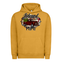 Pigment Peanut Butter Blessed Mimi Christmas Truck Urban Hoodie - Bettercallsaul